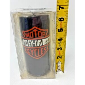 Vintage Harley-Davidson 2003 Black Logo Candle New In Box